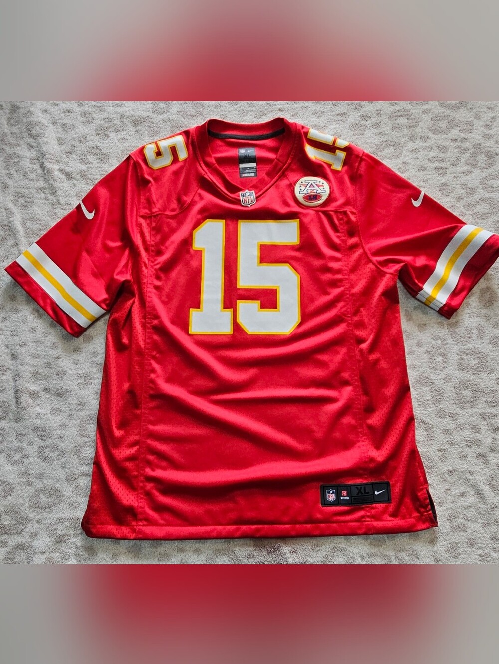 Kansas City Chiefs Patrick Mahomes #15 NFL Jersey Mens XL